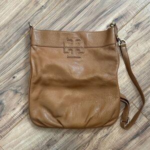 Brown Leather Crossbody Tory Burch Bag